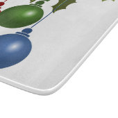 CHRISTMAS ORNAMENTS SCHNEIDEBRETT (Ecke)