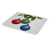 CHRISTMAS ORNAMENTS SCHNEIDEBRETT (Ecke)