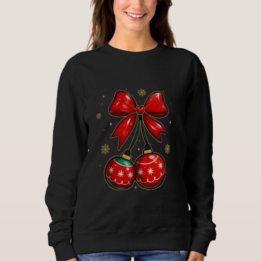 Christmas Ornaments Sweatshirt (Vorderseite)