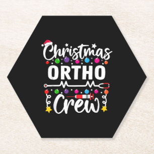 Christmas Ortho Crew Nurse Doctor Tech Orthopädie Untersetzer