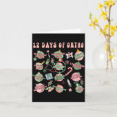 Christmas Orthopedic 12 Days Of Ortho Ortho Nurse Karte (Gelbe Blume)
