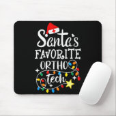 Christmas Orthopedic Technician Santa's Favorite O Mousepad (Mit Mouse)