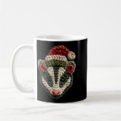 Christmas Ossum Santa Hat Forest Animal Winter Aes Kaffeetasse (Links)
