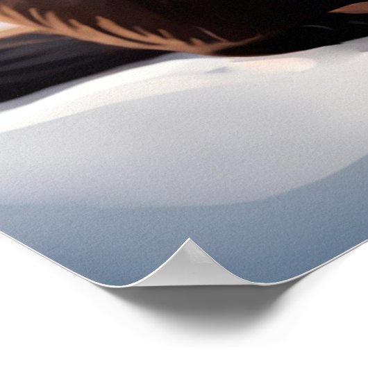 Christmas Otter Poster (Ecke)