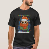 Christmas Owl Cute Owl Holiday T-Shirt (Vorderseite)