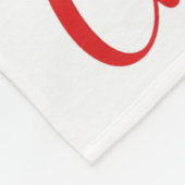 Christmas Owl Festive Design Merry Christmas Fleecedecke (Ecke)