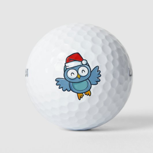 Christmas owl golfball (Vorderseite)