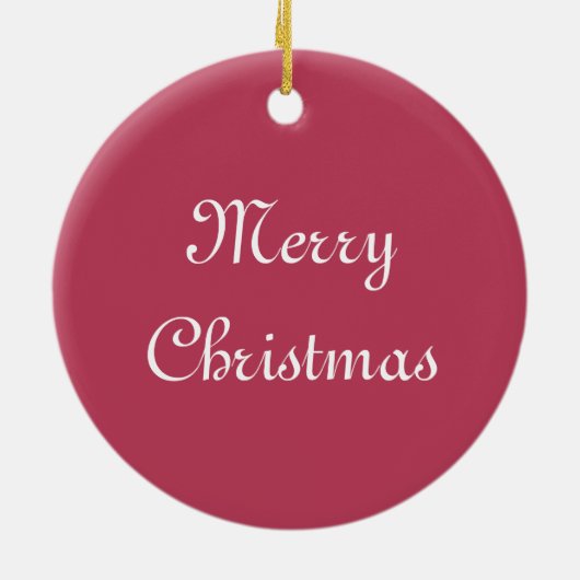 Christmas owls Ceramic Ornament (Hinten)