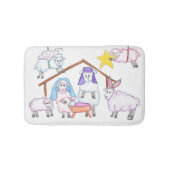 Christmas Pageant Shower Curtain Badematte (Vorderseite)