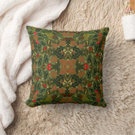 Christmas Paisley Colorful Kissen