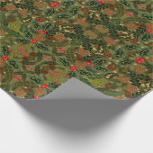 Christmas Paisley Gift Wrap Geschenkpapier (Ecke)