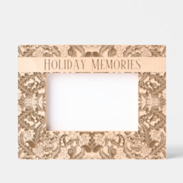 Christmas Paisley "Holiday Erinnerungen" Geätzte Rahmen