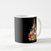 Christmas Pajama Boxer Tree Xmas Hund Vater Mama Kaffeetasse (VorderseiteRechts)