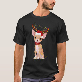 Christmas Pajama Chihuahua Tree Xmas Hund Vater Ma T-Shirt