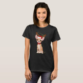Christmas Pajama Chihuahua Tree Xmas Hund Vater Ma T-Shirt (Vorne ganz)
