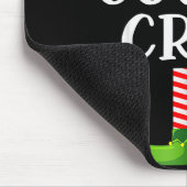 Christmas Pajama Cousin Crew Funny Elf Matching Pa Mousepad (Ecke)