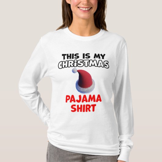 Christmas Pajama Design T-Shirt (Vorderseite)