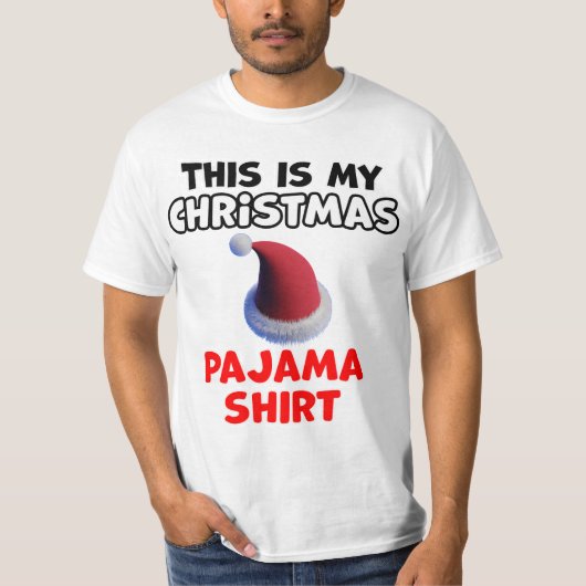 Christmas Pajama Design T-Shirt (Vorderseite)