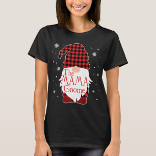 Christmas Pajama Familiengeschenk Mama Gnome Buffa T-Shirt