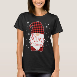 Christmas Pajama Familiengeschenk Mimi Gnome Buffa T-Shirt