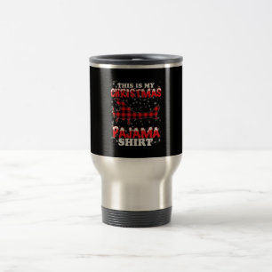 Christmas Pajama Funny Aviation Airplan Geschenk Reisebecher