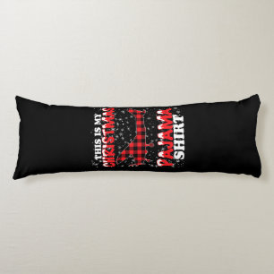 Christmas Pajama Funny Aviation Airplan Geschenk Seitenschläferkissen