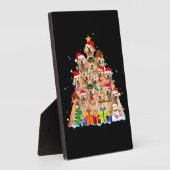 Christmas Pajama Golden Retriever Tree Xmas Gift D Fotoplatte (Seite)