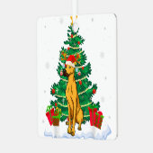 Christmas Pajama Great Dane Tree Xmas Hund Vater M Ornament Aus Metall (Vorderseite links)