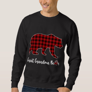 Christmas Pajama Matching Family Red Kariert Great Sweatshirt