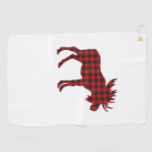 Christmas Pajama Moose T-Shirt Animal Pajamas Xmas Golfhandtuch (Horizontal)