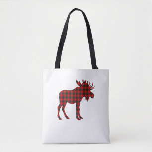 Christmas Pajama Moose T-Shirt Animal Pajamas Xmas Tasche