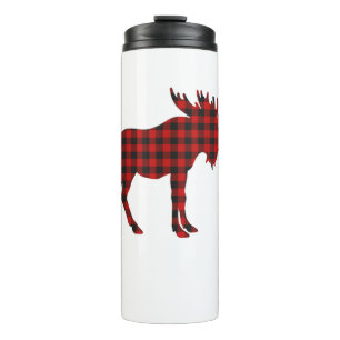 Christmas Pajama Moose T-Shirt Animal Pajamas Xmas Thermosbecher