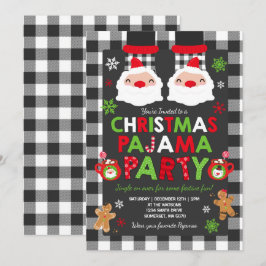 Christmas Pajama Party Einladung Holiday Pajamas
