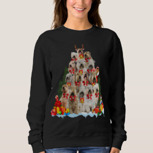 Christmas Pajama Soft Coating Wheaten Terrier Xmas Sweatshirt