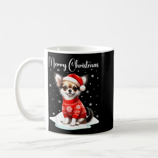 Christmas Pajamas Chihuahua Christmas Outfit Chihu Kaffeetasse (Links)
