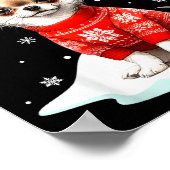 Christmas Pajamas Chihuahua Christmas Outfit Chihu Poster (Ecke)