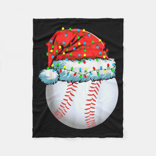 Christmas Pajamas Family Matching Baseball Men Wom Fleecedecke (Vorderseite)