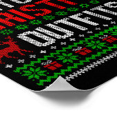 Christmas Pajamas Family Matching - I Don't Do Mat Poster (Ecke)