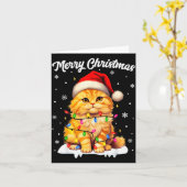 Christmas Pajamas Men Women Kids Christmas Outfit Karte (Gelbe Blume)