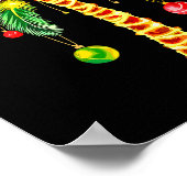 Christmas Palm Tree Hawaiian Xmas  Poster (Ecke)