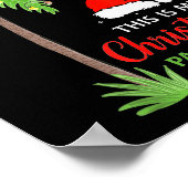 Christmas Palm Tree This Is My Christmas Pajama Xm Poster (Ecke)