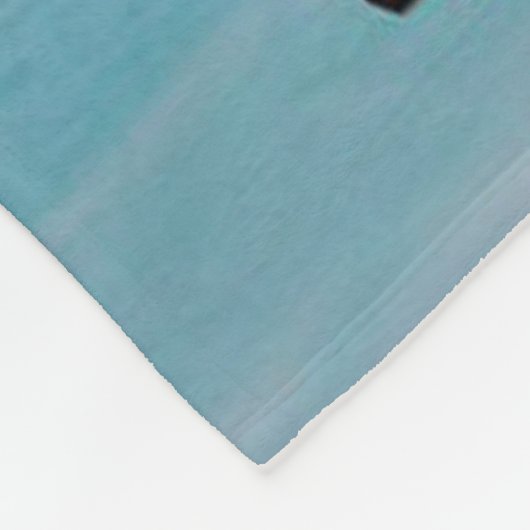 Christmas palm tree tropical Holiday Fleecedecke (Ecke)