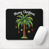Christmas Palm Xmas Tree Tropical Beach Hawaii Wom Mousepad (Mit Mouse)