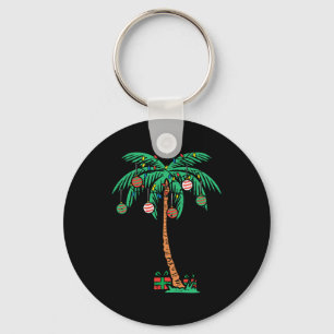 Christmas Palm Xmas Tree Tropical Beach Hawaii Wom Schlüsselanhänger