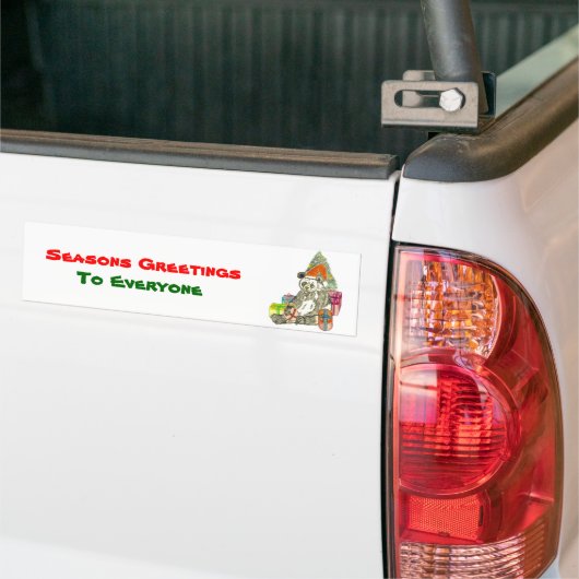 Christmas Panda Autoaufkleber (Auf Lkw)