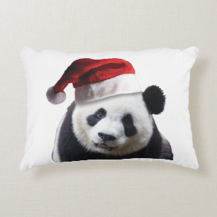 Christmas Panda Bear Dekokissen