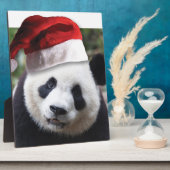 Christmas Panda Bear Fotoplatte (Seite)