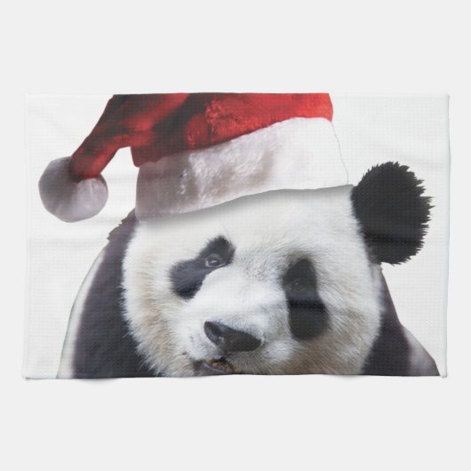 Christmas Panda Bear Handtuch (Horizontal)