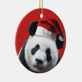 Christmas Panda Bear Keramik Ornament (Rechts)