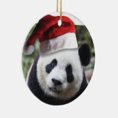 Christmas Panda Bear Keramik Ornament (Rechts)